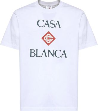 Casablanca T-Shirts - Heren - T-shirts - Wit - 2XL - Tops