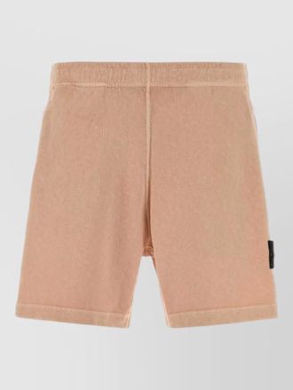 Stone Island cotton bermuda shorts featuring back pocket