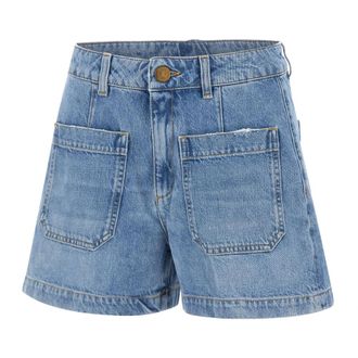 Seafarer Denim Shorts, female, Blue, W30, Janet Shorts