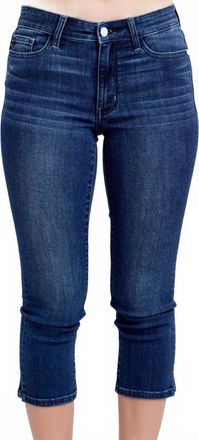 Judy Blue Molly Capris Slim Ankle Jeans In Blue