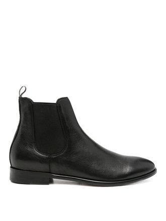 Rolando Sturlini Match grained leather Chelsea boots