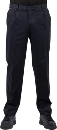 BRIGLIA 1949 Margutta Broek - Heren - Nette broeken - Blauw - S - Katoen - Broeken