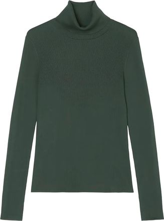 Marc O'Polo Top met col - Groen
