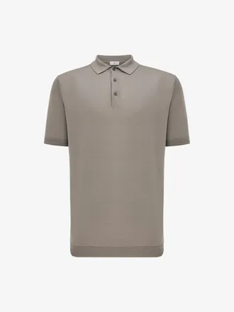 Gentiluomo Button Polo | Taupe