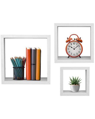 Sorbus Square Decor Shelves (Set Of 3)