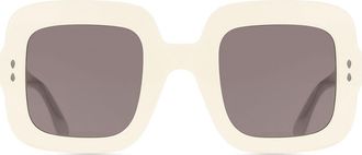 Isabel Marant IM 0074/G/S SZJ/IR Womens Sunglasses White Size 49