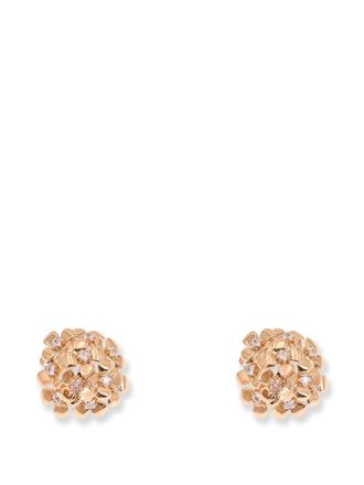 Self Portrait Gold Brass Earrings