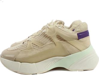 Pinko 1H210M Y84R Sneakers - Dames - Sneakers - Beige - 41 EU - Schoenen