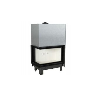 Kratki Kratki - Bricosol Chimenea De Le&ntilde;a De Acero Mba Izquierda 17 Kw &Oslash; 200 Puerta Elevable