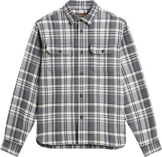 Woolrich Pure Cotton Flannel Checked Shirt
