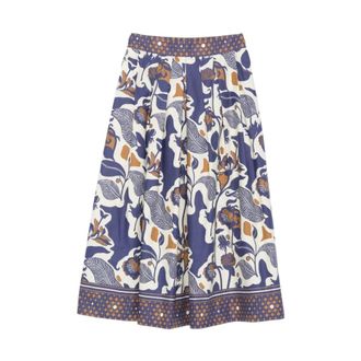 Clips Midi Skirts, female, Multicolor, Size: L Floral Midi Skirt