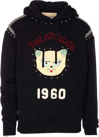 Valentino Garavani Le Chat De La Maison Patch Hoodie