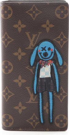 Louis Vuitton Brown Multi-Color Coated Canvas Long Wallet (Bi-Fold) (Pre-Owned)