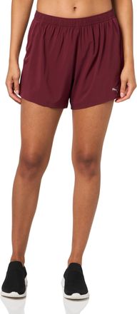 Puma Womens Run Favorite Velocity 5 Shorts, Ruby Shimmer Ah25, L