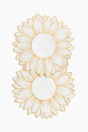 H&M 2er-Pack Wasserabweisende Tischsets - Yellow