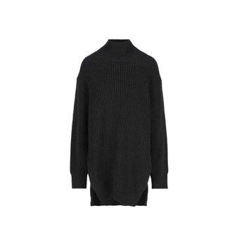 Jil Sander Black Wool Womens Turtleneck