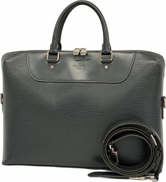 Louis Vuitton Navy Blue Briefcase (Pre-Owned)