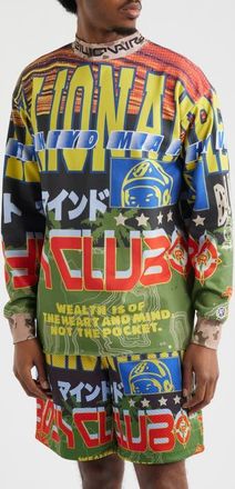 Billionaire Boys Club Northstar Long Sleeve Knit T-Shirt in White at Nordstrom, Size Xx-Large