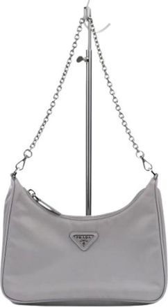 Prada Pre-owned Shoulder Bags, female, Blue, Size: ONE SIZE Pre-owned Vintage Shoulder Bag