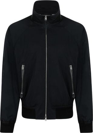 Tom Ford Cashmere-Lined Blouson - Heren - Bomber jackets - Zwart - L - Wol - Jassen
