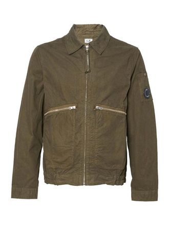 C.P. Company C. P. Company Green Cotton Micro-Reps Jacket
