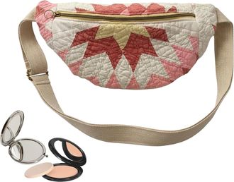 Generic Small Sling Bag | Handmade Portable Boho Quilted Pouch,Boho Purse Storage Tote Bag | for Daily Outdoor Climbing Cycling Fishing Sports Camping Travel 