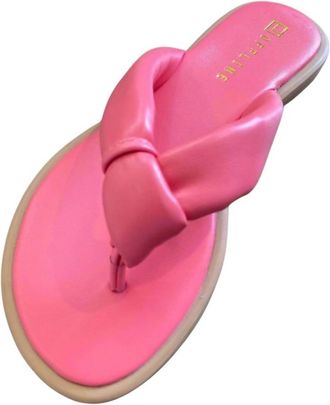 Offline Shoes Womens Flat Thong Sandal In Pink