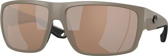 Costa 6S9129 Fly Line Polarized 912914 Mens Sunglasses Brown Size 64