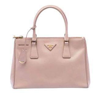 Prada Pre-owned Handbags, female, Pink, Size: ONE SIZE Pre-owned Galleria Satchel