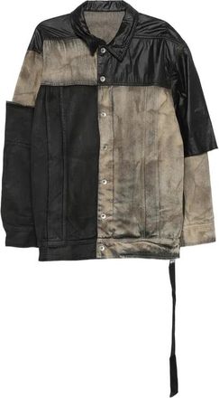 Rick Owens Jumbo Worker Denim Jas - Heren - Spijkerjassen - Zwart - M - Denim - Jassen