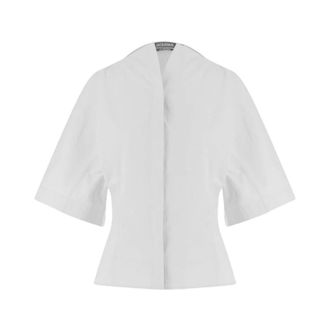 Jacquemus Shirts, female, White, Size: XS Moisson Shirt