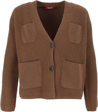 Max Mara C&aacute;rdigan Filtro - Knitwear - Mujer - Marr&oacute;n - XS