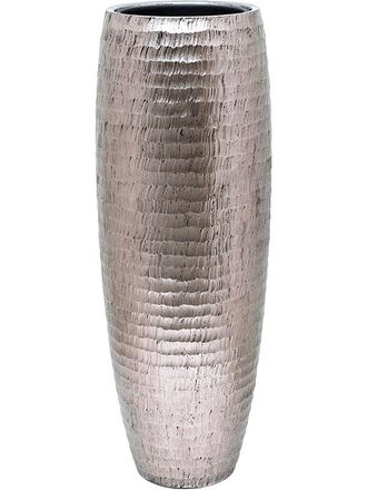 Baq Hoher Blumentopf Opus Partner Hammered &oslash; 35/ H 97 cm - Silber