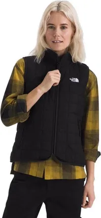 The North Face Junction Insulated Vest Womens Black Quilted Full Zip GBO3367