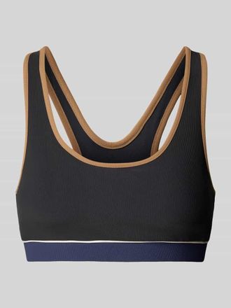 The Upside Racerback-Bustier mit Rundhalsausschnitt in Black, Gr&ouml;&szlig;e XS