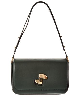 Patou Patou Le Lock Leather Shoulder Bag