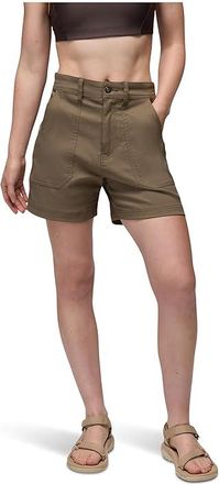 Prana Stretch Zion Cargo Shorts Womens Shorts Mud : 16 3, Elastane/Nylon