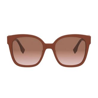 Fendi Sunglasses, female, Red, 55 MM, FF Diamonds Sunglasses