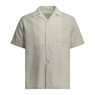 Maison Margiela Camisa de bolos de algod&oacute;n - Shirts - Hombre - Gris - M