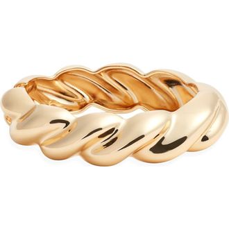 Nordstrom Chunky Twist Hinge Cuff Bracelet in Gold at Nordstrom