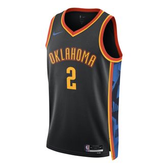 Nike NBA Shai Gilgeous-Alexander Oklahoma City Thunder 2024/25 City Edition Jersey 2 FQ4353-010