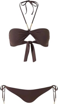 Melissa Odabash Dames, Badkleding, Bruin, Maat: XS Polyamide