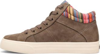 Taos Womens Winner Sneaker In Dark Taupe Multi
