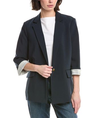 Rag & Bone Jennie Crepe Blazer