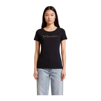 Emporio Armani Emporio Armani Ea7, Dames, Tops, Zwart, Maat: XS Katoen