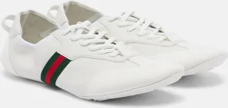 Gucci Flex suede and leather sneakers