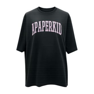 A Paper Kid T-Shirts, female, Black, Size: 2XL Short-Sleeve Printed T-Shirt