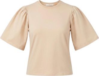 7 For All Mankind T-shirt - Dames - T-shirts - Beige - S - Tops