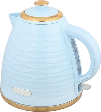 HOMCOM Electric Kettle - Fast Boil - 1.7L - 3kW - Swivel - - Blue | TJ Hughes