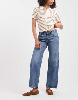 Levi's Jeans ampi a vita bassa blu medio